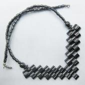 Hematite Beads Paved Style Strands Necklace